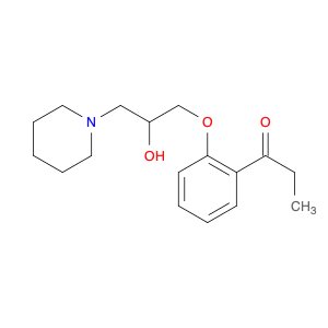 1-Propanone, 1-[2-[2-hydroxy-3-(1-piperidinyl)propoxy]phenyl]-
