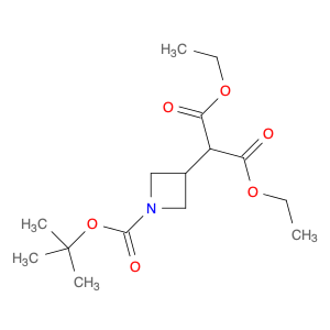 Propanedioic acid, 2-[1-[(1,1-dimethylethoxy)carbonyl]-3-azetidinyl]-, 1,3-diethyl ester