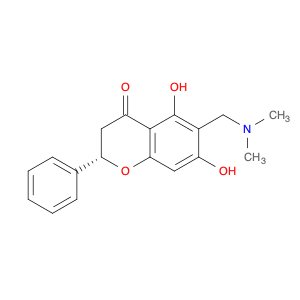 4H-1-Benzopyran-4-one, 6-[(dimethylamino)methyl]-2,3-dihydro-5,7-dihydroxy-2-phenyl-, (S)- (9CI)