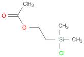 Ethanol, 2-(chlorodimethylsilyl)-, 1-acetate