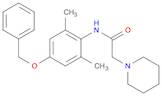 1-Piperidineacetamide, N-[2,6-dimethyl-4-(phenylmethoxy)phenyl]-