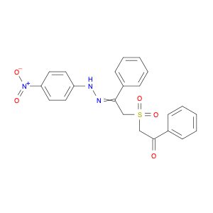 Acetophenone, 2,2''-sulfonyldi-, mono[(p-nitrophenyl)hydrazone] (8CI)