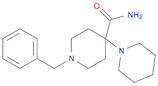 [1,4'-Bipiperidine]-4'-carboxamide, 1'-(phenylmethyl)-