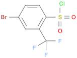 Benzenesulfonyl chloride, 4-bromo-2-(trifluoromethyl)-