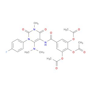 Benzamide, 3,4,5-tris(acetyloxy)-N-[6-(dimethylamino)-1-(4-fluorophenyl)-1,2,3,4-tetrahydro-3-meth…
