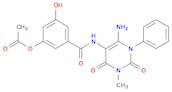 Benzamide, 3-(acetyloxy)-N-(6-amino-1,2,3,4-tetrahydro-3-methyl-2,4-dioxo-1-phenyl-5-pyrimidinyl)-…