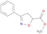 5-Isoxazolecarboxylic acid, 4,5-dihydro-3-phenyl-, methyl ester