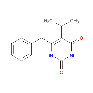 2,4(1H,3H)-Pyrimidinedione, 5-(1-methylethyl)-6-(phenylmethyl)-