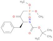 Carbamic acid, N-[(1S)-3-(dimethoxyphosphinyl)-2-oxo-1-(phenylmethyl)propyl]-, 1,1-dimethylethyl e…