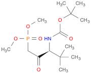 Carbamic acid, N-[(1S)-1-[2-(dimethoxyphosphinyl)acetyl]-2,2-dimethylpropyl]-, 1,1-dimethylethyl e…