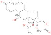 Pregna-1,4-diene-3,20-dione, 17,21-bis(acetyloxy)-11-hydroxy-, (11β)-