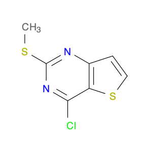 Thieno[3,2-d]pyrimidine, 4-chloro-2-(methylthio)-