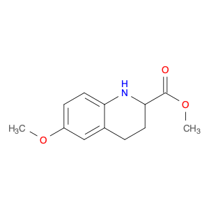 2-Quinolinecarboxylic acid, 1,2,3,4-tetrahydro-6-methoxy-, methyl ester