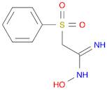 Ethanimidamide, N-hydroxy-2-(phenylsulfonyl)-