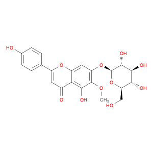 4H-1-Benzopyran-4-one, 7-(β-D-glucopyranosyloxy)-5-hydroxy-2-(4-hydroxyphenyl)-6-methoxy-