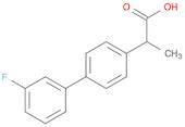 [1,1'-Biphenyl]-4-acetic acid, 3'-fluoro-α-methyl-