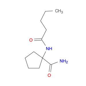 Cyclopentanecarboxamide, 1-[(1-oxopentyl)amino]-