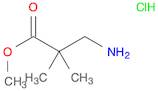 Propanoic acid, 3-amino-2,2-dimethyl-, methyl ester, hydrochloride (1:1)