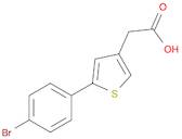 3-Thiopheneacetic acid, 5-(4-bromophenyl)-