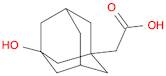 Tricyclo[3.3.1.13,7]decane-1-acetic acid, 3-hydroxy-