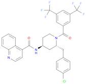 4-Quinolinecarboxamide, N-[(2R,4S)-1-[3,5-bis(trifluoromethyl)benzoyl]-2-[(4-chlorophenyl)methyl...