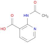 3-Pyridinecarboxylic acid, 2-(acetylamino)-