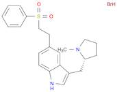 1H-Indole, 3-[[(2R)-1-methyl-2-pyrrolidinyl]methyl]-5-[2-(phenylsulfonyl)ethyl]-, hydrobromide (1:…