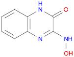 2(1H)-Quinoxalinone, 3-(hydroxyamino)-