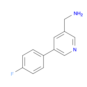 3-Pyridinemethanamine, 5-(4-fluorophenyl)-