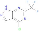 1H-Pyrazolo[3,4-d]pyrimidine, 4-chloro-6-(trifluoromethyl)-