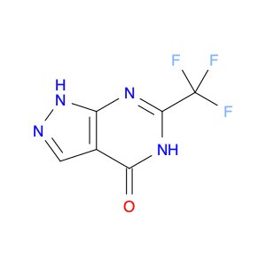 4H-Pyrazolo[3,4-d]pyrimidin-4-one, 1,5-dihydro-6-(trifluoromethyl)-