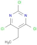 Pyrimidine, 2,4,6-trichloro-5-ethyl-