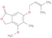 1(3H)-Isobenzofuranone, 4-methoxy-5-methyl-6-[(3-methyl-2-buten-1-yl)oxy]-