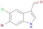 1H-Indole-3-carboxaldehyde, 6-bromo-5-chloro-