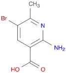 3-Pyridinecarboxylic acid, 2-amino-5-bromo-6-methyl-