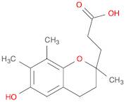 2H-1-Benzopyran-2-propanoic acid, 3,4-dihydro-6-hydroxy-2,7,8-trimethyl-