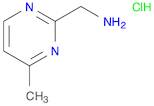 2-Pyrimidinemethanamine, 4-methyl-, hydrochloride (1:1)