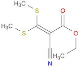 2-Propenoic acid, 2-cyano-3,3-bis(methylthio)-, ethyl ester