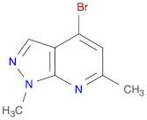 1H-Pyrazolo[3,4-b]pyridine, 4-bromo-1,6-dimethyl-