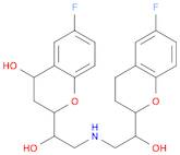 2H-1-Benzopyran-2-methanol, 6-fluoro-α-[[[2-(6-fluoro-3,4-dihydro-2H-1-benzopyran-2-yl)-2-hydroxye…