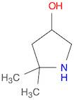 3-Pyrrolidinol, 5,5-dimethyl-