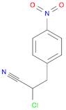 Benzenepropanenitrile, α-chloro-4-nitro-