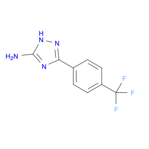 1H-1,2,4-Triazol-5-amine, 3-[4-(trifluoromethyl)phenyl]-