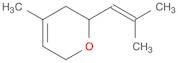 2H-Pyran, 3,6-dihydro-4-methyl-2-(2-methyl-1-propen-1-yl)-