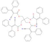 2-Propenoic acid, 2-cyano-3,3-diphenyl-, 1,1'-[2,2-bis[[(2-cyano-1-oxo-3,3-diphenyl-2-propen-1-yl)…