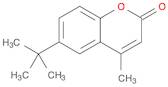 2H-1-Benzopyran-2-one, 6-(1,1-dimethylethyl)-4-methyl-