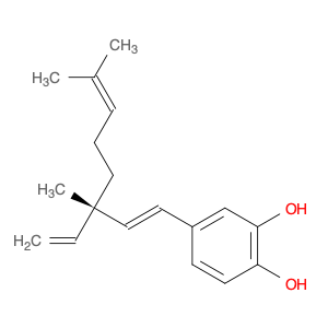 1,2-Benzenediol, 4-[(1E,3S)-3-ethenyl-3,7-dimethyl-1,6-octadien-1-yl]-