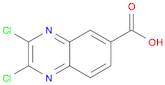 6-Quinoxalinecarboxylic acid, 2,3-dichloro-