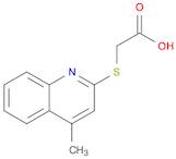 Acetic acid, 2-[(4-methyl-2-quinolinyl)thio]-