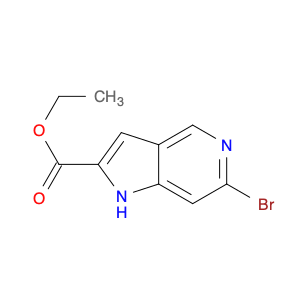 1H-Pyrrolo[3,2-c]pyridine-2-carboxylic acid, 6-bromo-, ethyl ester